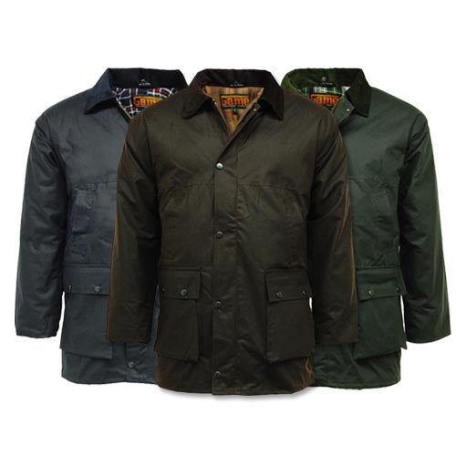 Game Classic Padded Wax Jacket up to 5XL - Durable, Weather Resistant & Stylish Outerwear - BEYRUN