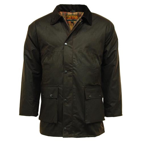 Game Classic Padded Wax Jacket up to 5XL - Durable, Weather Resistant & Stylish Outerwear - BEYRUN