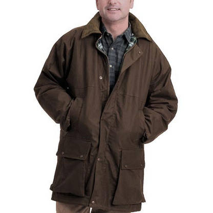 Game Classic Padded Wax Jacket up to 5XL - Durable, Weather Resistant & Stylish Outerwear - BEYRUN