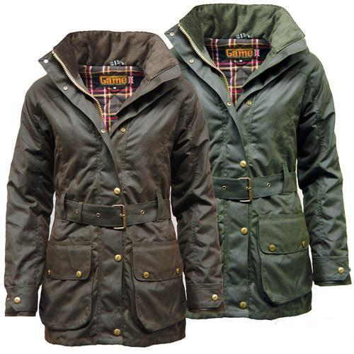 Game Cantrell Padded Antique Waxed Jacket | Premium Ladies Wax Jacket, Made in the UK - BEYRUN