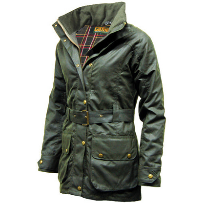 Game Cantrell Padded Antique Waxed Jacket | Premium Ladies Wax Jacket, Made in the UK - BEYRUN