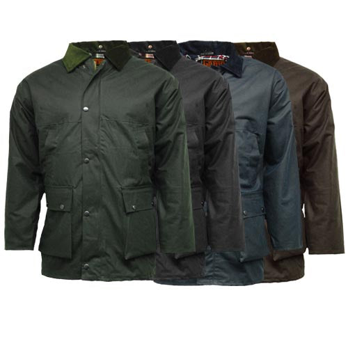 Game Lightweight Wax Jacket - Waterproof & Windproof, Unpadded, Perfect for Outdoor Adventures - BEYRUN