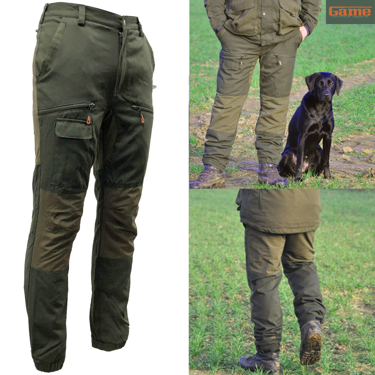 Game Mens Scope Jacket and Trousers - Waterproof & Breathable Outdoor Suit - BEYRUN