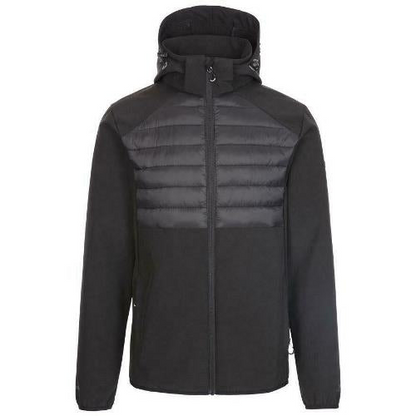 Men's Trespass LENEK SoftShell Jacket - Waterproof, Windproof, Breathable Comfort - BEYRUN