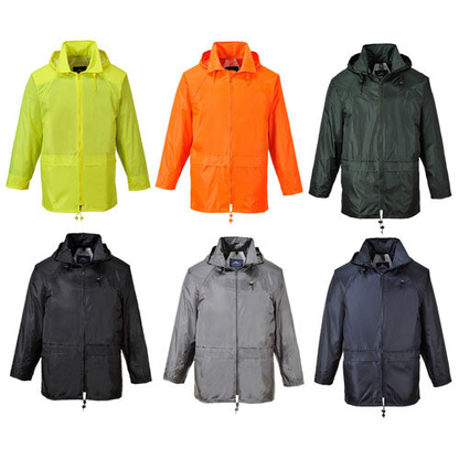 Portwest Classic Rain Jacket S440 - Waterproof, Breathable & UV-Resistant Outdoor Jacket - BEYRUN