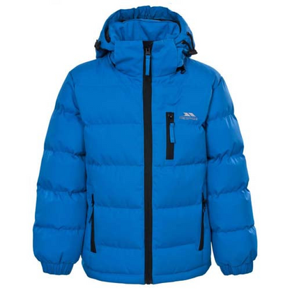 Boys Trespass Tuff Jacket - Insulated, Adjustable Fit, and Elasticated Cuffs - BEYRUN