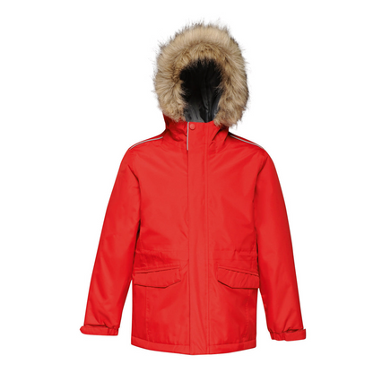 Regatta TRA309 Kids Cadet Parka Jacket - Waterproof & Insulated - Ultimate Protection & Comfort - BEYRUN