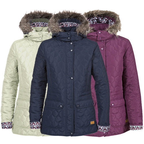 Trespass Padded Jenna Jacket - Lightweight Women's Casual Jacket - Warm Winter Coat - BEYRUN