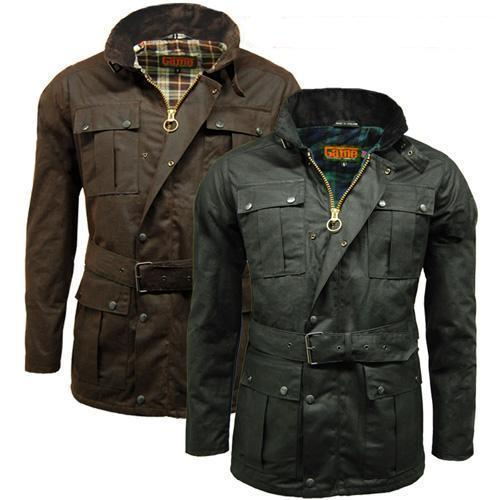 Game Continental Belted Motorcycle Wax Jacket - Stylish & Durable | Premium UK Made - BEYRUN