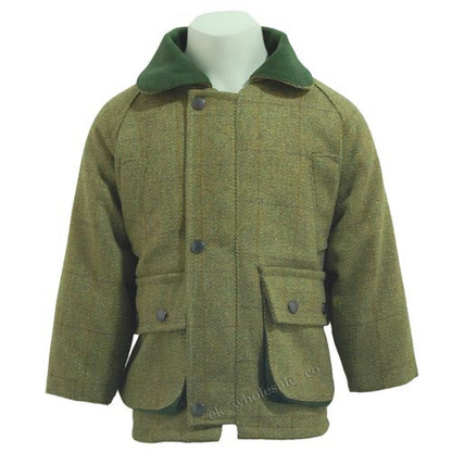 Children's Game Tweed Jacket - Waterproof & Windproof | Premium UK Craftsmanship - BEYRUN