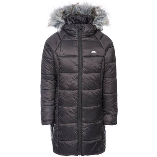 Trespass Girls Elimore Padded Hooded Casual Coat - Stylish & Warm Winter Jacket - BEYRUN