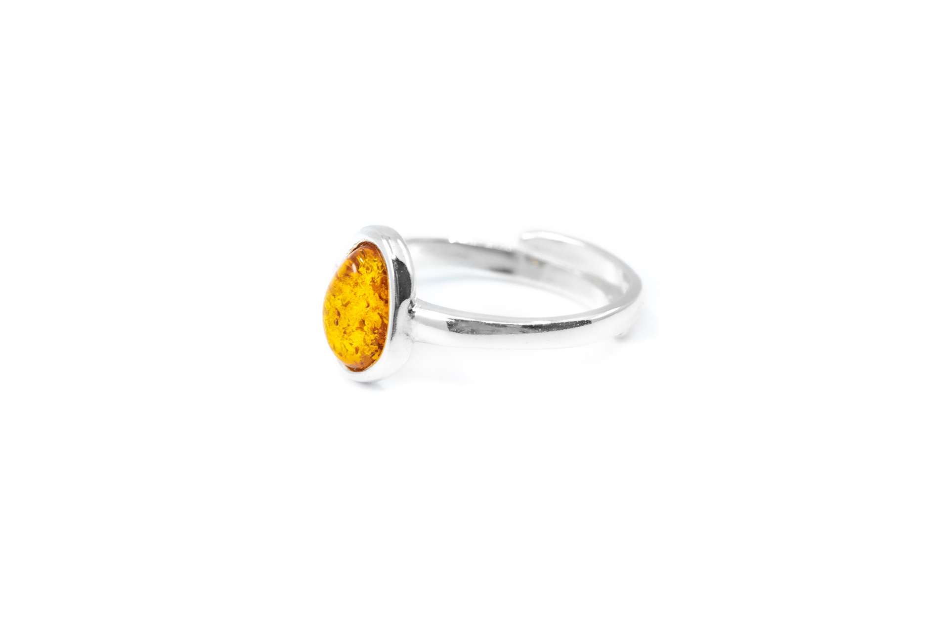 Amber ELEMENT Stacking Ring - Baltic Beauty Jewellery - BEYRUN