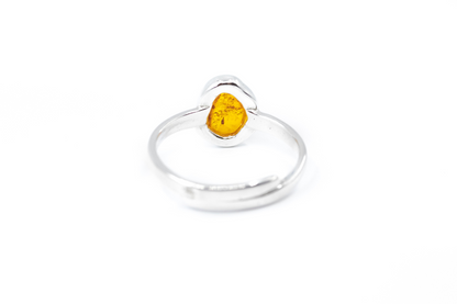 Amber ELEMENT Stacking Ring - Baltic Beauty Jewellery - BEYRUN