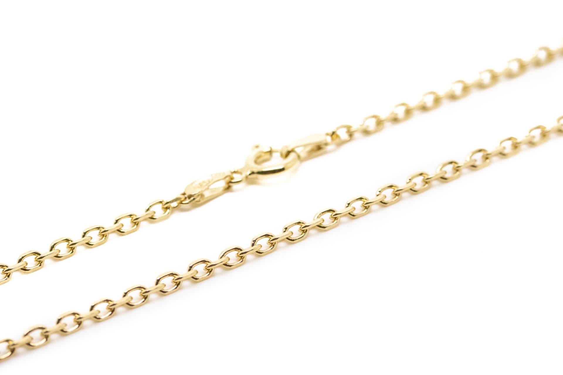 Buy 17.5" (45cm) Gold Plated Anchor Chain | High-Quality Jewelry - BEYRUN