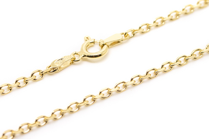 Buy 17.5" (45cm) Gold Plated Anchor Chain | High-Quality Jewelry - BEYRUN