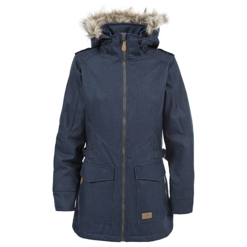 Trespass Ladies Everyday Padded Jacket | Waterproof & Windproof | Long Length | Removable Hood | Multiple Colors & Sizes - BEYRUN