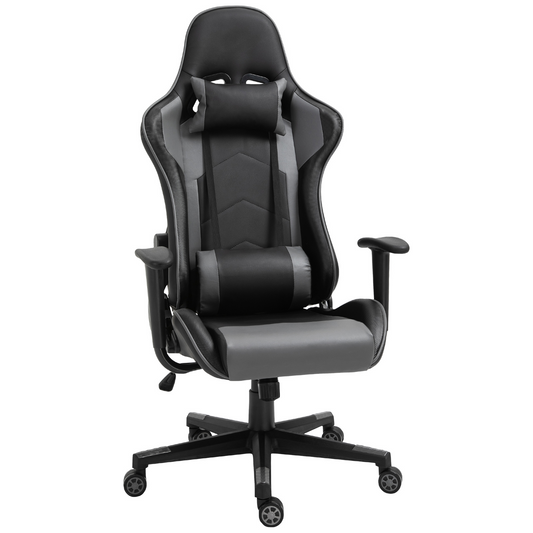 Vinsetto High Back Racing Gaming Chair - Ergonomic PU Leather Reclining Computer Chair - BEYRUN