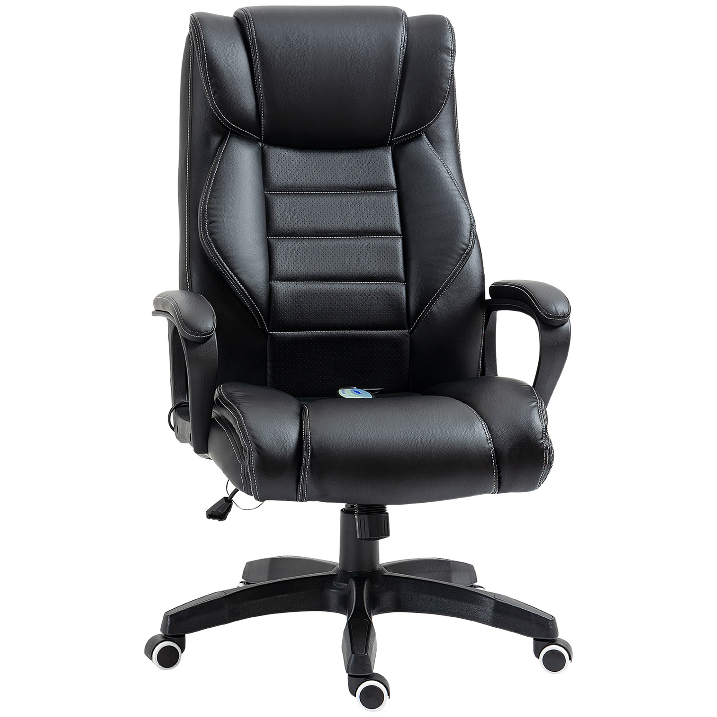 Vinsetto High Back Executive Office Chair - Massage, Swivel & Ergonomic Comfort, Black - BEYRUN