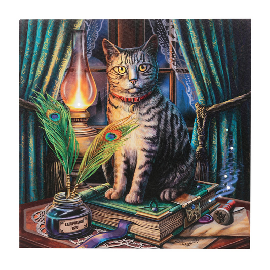 Book of Shadows Light Up Canvas Plaque by Lisa Parker - BEYRUN