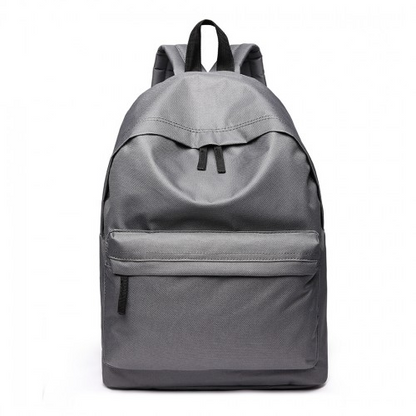 Miss Lulu Classic Large Capacity Unisex Everyday Backpack - Grey | 700D - BEYRUN