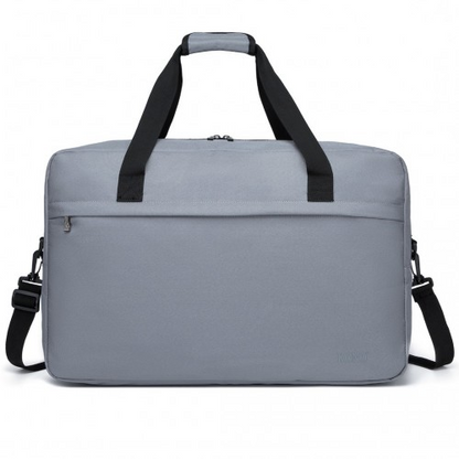 Kono Lightweight Multi Purpose Unisex Sports Travel Duffel Bag - Light Grey - Versatile, Stylish & Durable - BEYRUN