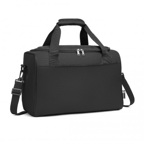 Kono Structured Travel Duffle Bag - Black | Stylish & Durable Travel Companion - BEYRUN