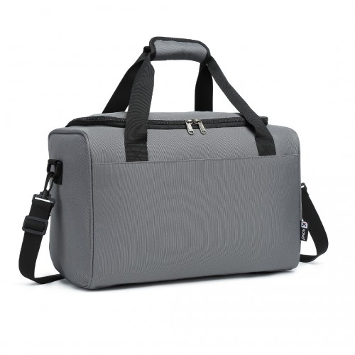 Kono Structured Travel Duffle Bag - Grey | Premium Quality, Water Resistant, Spacious & Versatile - BEYRUN