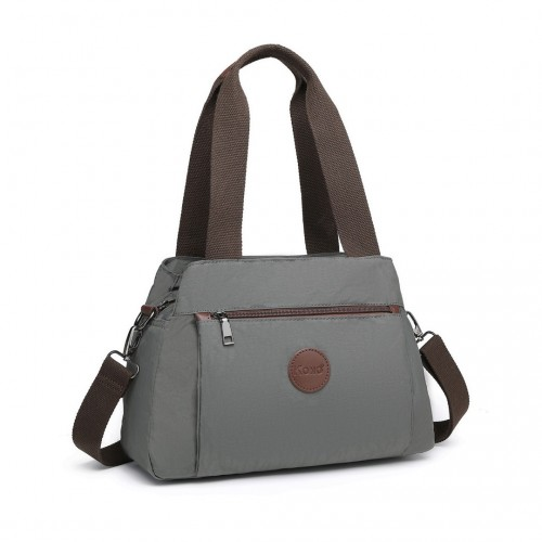 EH2239 - Kono Waterproof Multi-Functional Handbag Cross Body Bag in Grey | Stylish & Versatile - BEYRUN