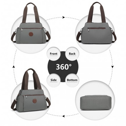 EH2239 - Kono Waterproof Multi-Functional Handbag Cross Body Bag in Grey | Stylish & Versatile - BEYRUN