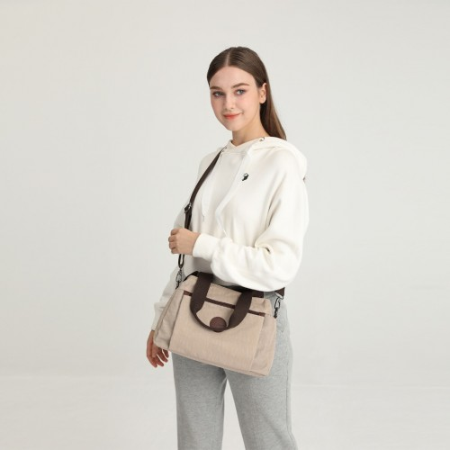 EH2239 - Kono Waterproof Multi-Functional Handbag Cross Body Bag in Grey | Stylish & Versatile - BEYRUN