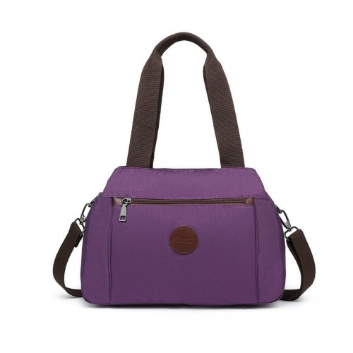 Kono Waterproof Multi-Functional Handbag Cross Body Bag - Purple - BEYRUN