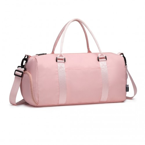 Kono Multi Waterproof Gym Bag Carry On Weekend Bag - Pink | Large Capacity, Versatile & Stylish Travel Companion - BEYRUN