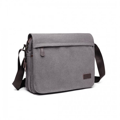 Kono Classic Expanding Messenger Bag - Grey | Versatile & Stylish Laptop Bag - BEYRUN