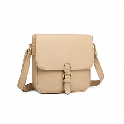 Miss Lulu Classic Cross Body Shoulder Bag - Khaki | Stylish & Practical Everyday Bag - BEYRUN