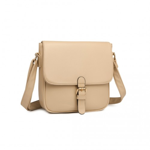 Miss Lulu Classic Cross Body Shoulder Bag - Khaki | Stylish & Practical Everyday Bag - BEYRUN