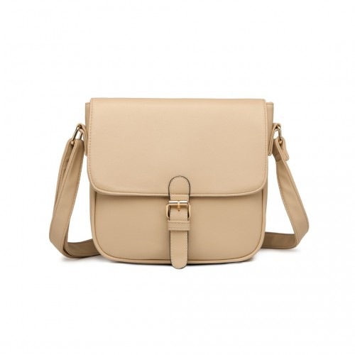 Miss Lulu Classic Cross Body Shoulder Bag - Khaki | Stylish & Practical Everyday Bag - BEYRUN