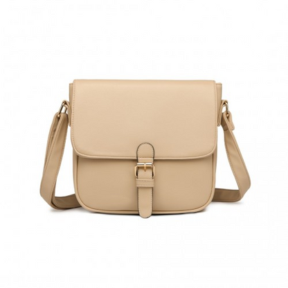 Miss Lulu Classic Cross Body Shoulder Bag - Khaki | Stylish & Practical Everyday Bag - BEYRUN