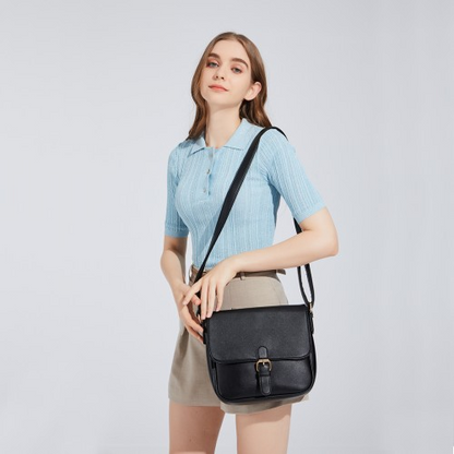 Miss Lulu Classic Cross Body Shoulder Bag - Khaki | Stylish & Practical Everyday Bag - BEYRUN