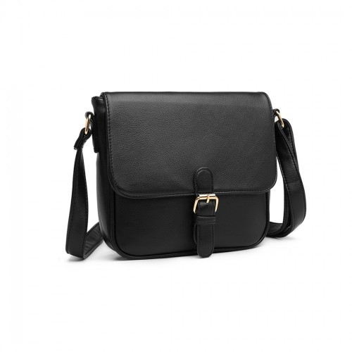 Miss Lulu Classic Cross Body Shoulder Bag - Black | Premium Quality & Stylish - BEYRUN