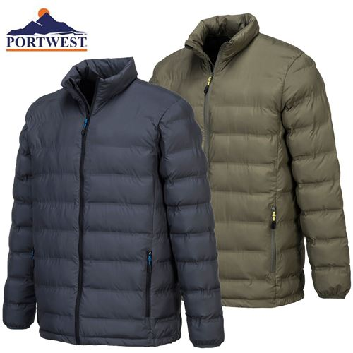 Mens Portwest KX3 Ultrasonic Tunnel Jacket - Premium Water Resistant Insulated Jacket for Ultimate Warmth - BEYRUN