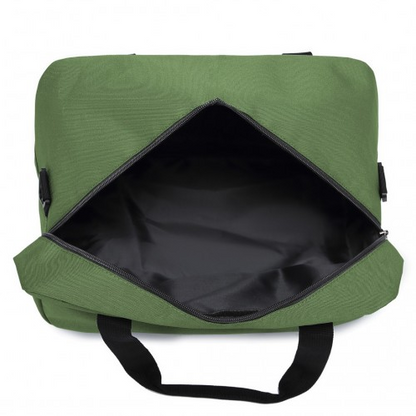 Kono Lightweight Multi Purpose Unisex Sports Travel Duffel Bag - Green - BEYRUN