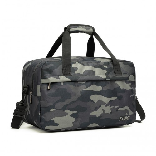 Kono Unisex Camouflage Lightweight Multi-Purpose Sports Travel Duffel Bag - Perfect for Gym, Travel & More - BEYRUN