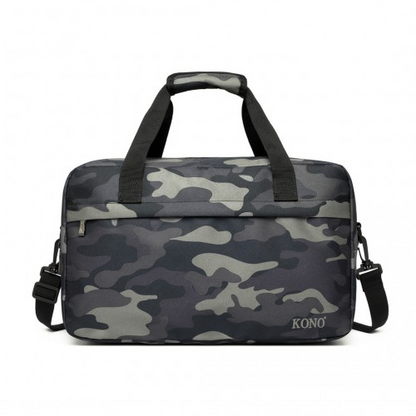 Kono Unisex Camouflage Lightweight Multi-Purpose Sports Travel Duffel Bag - Perfect for Gym, Travel & More - BEYRUN