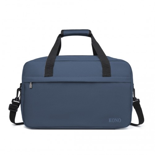 Kono Lightweight Multi Purpose Unisex Sports Travel Duffel Bag - Navy | Durable & Stylish - BEYRUN