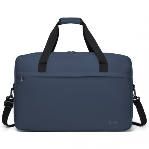 Kono Lightweight Multi-Purpose Unisex Sports Travel Duffel Bag - Navy | Durable, Stylish, Versatile - BEYRUN