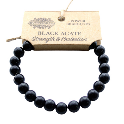 Shop the Powerful Black Agate Bracelet - Enhance Protection, Success, and Courage | Ancient Wisdom - BEYRUN