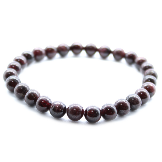 Power Bracelet - Blood Garnet | Elegant Gemstone Bracelet for Style & Energy - BEYRUN