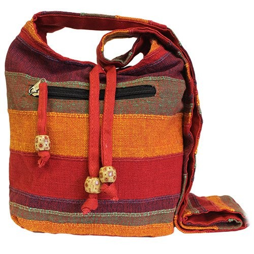 Nepal Sling Bag - Sunset Reds | Functional Travel Bag for Adventurers - BEYRUN