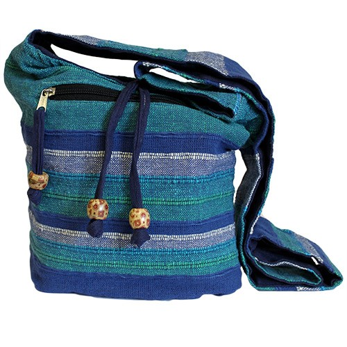 Nepal Sling Bag - Blue Rivers | Functional and Stylish Travel Bag for Adventurers - BEYRUN