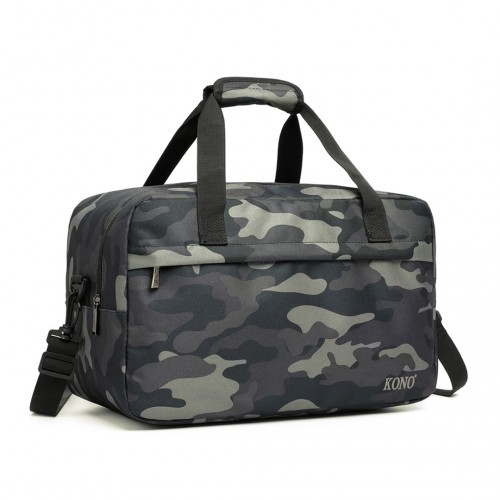 Kono Unisex Camouflage Lightweight Multi-Purpose Sports Travel Duffel Bag - Perfect for Gym, Travel & More - BEYRUN